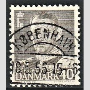FRIMRKER DANMARK | 1950 - AFA 322 - Fr. IX 40 re gr - Lux Stemplet