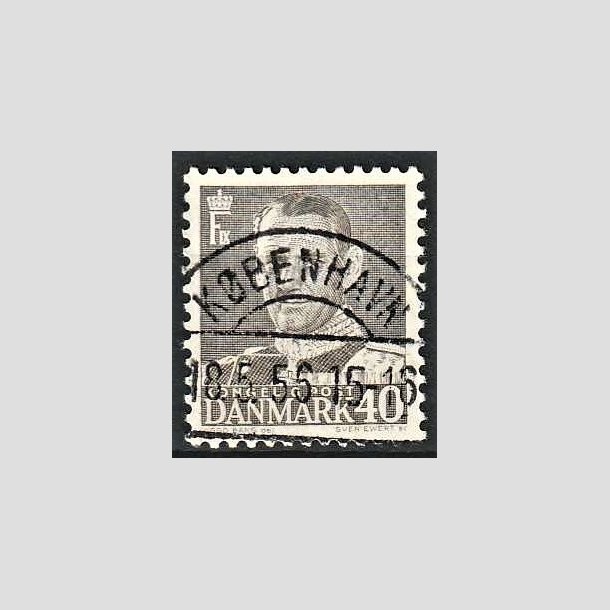 FRIMRKER DANMARK | 1950 - AFA 322 - Fr. IX 40 re gr - Lux Stemplet