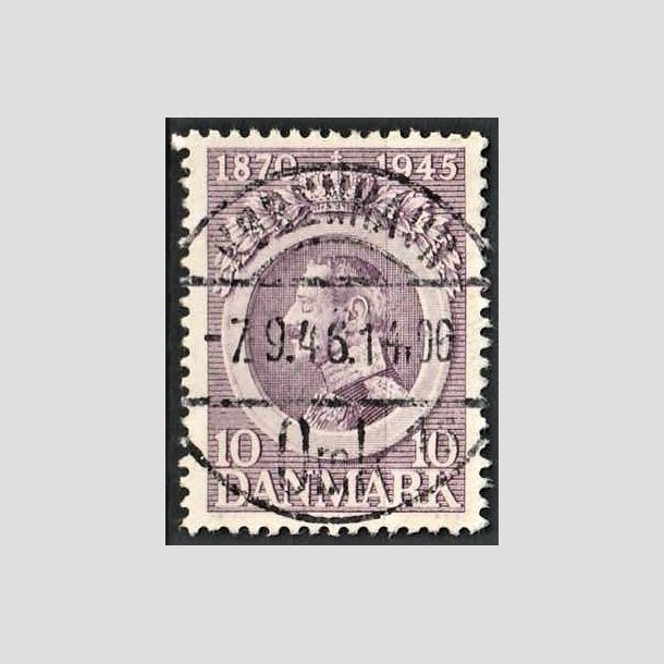 FRIMRKER DANMARK | 1945 - AFA 290 - Chr. X 75 r 10 re violet - Pragt Stemplet 