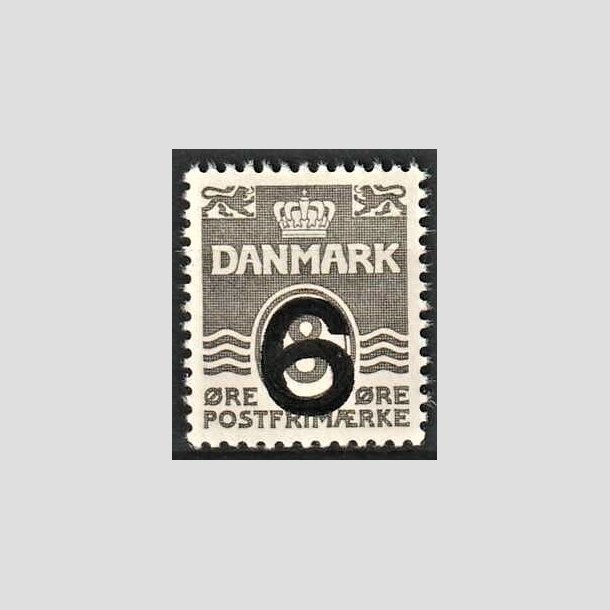 FRIMRKER DANMARK | 1940 - AFA 262a - 6/8 re type I (201) gr Provisorier - Postfrisk