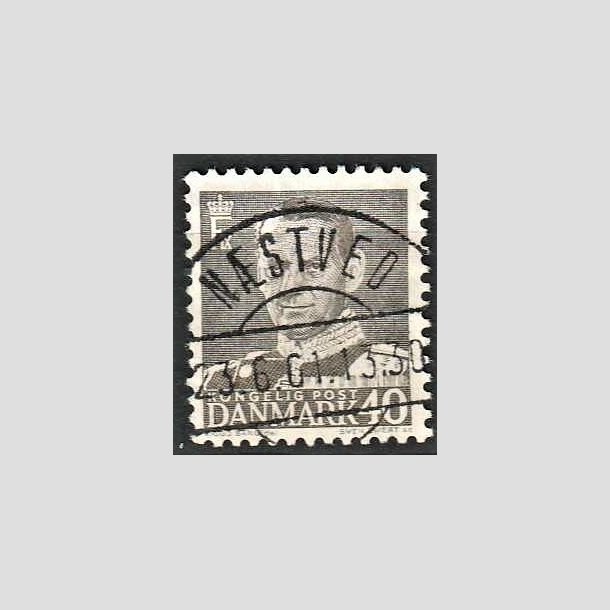 FRIMRKER DANMARK | 1950 - AFA 322 - Fr. IX 40 re gr - Lux Stemplet Nstved