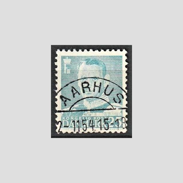 FRIMRKER DANMARK | 1952-53 - AFA 336 - Fr. IX 25 re lysbl - Lux Stemplet