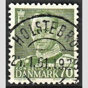 FRIMRKER DANMARK | 1950 - AFA 324 - Fr. IX 70 re mrkgrn - Lux Stemplet Holstebro