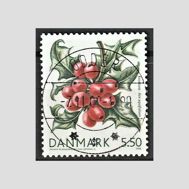 FRIMRKER DANMARK | 2008 - AFA 1556 - Vinterbr - 5,50 Kr. kvisttorn - Pragt Stemplet Odder