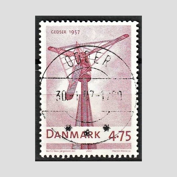 FRIMRKER DANMARK | 2007 - AFA 1493 - Danske vindmller - 4,75 Kr. rd - Pragt Stemplet Odder