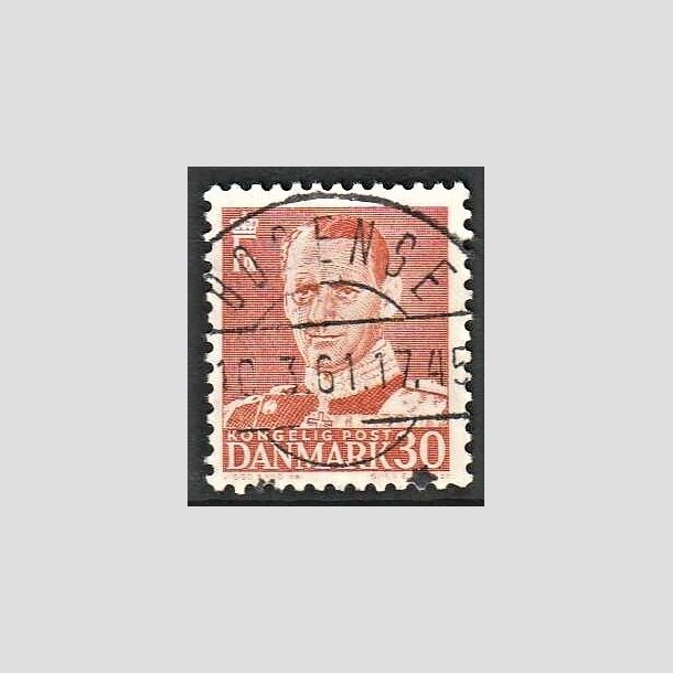 FRIMRKER DANMARK | 1952-53 - AFA 337 - Fr. IX 30 re rd - Lux Stemplet Bogense