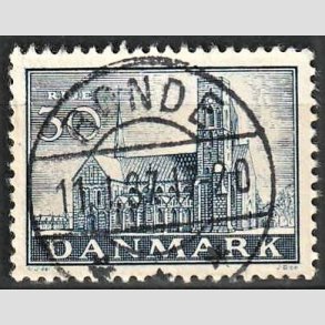 FRIM�RKER DANMARK | 1936 - AFA 233 - Reformationen 30 �re bl� - Lux Stemplet R�nde