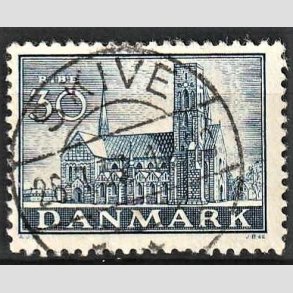 FRIM�RKER DANMARK | 1936 - AFA 233 - Reformationen 30 �re bl� - Lux Stemplet Skive