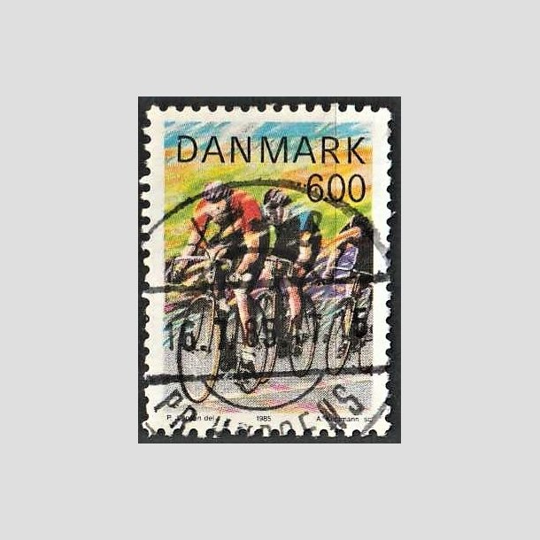 FRIMRKER DANMARK | 1985 - AFA 838 - Sport - 6,00 Kr. flerfarvet - Pragt Stemplet 