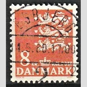 FRIMRKER DANMARK | 1979 - AFA 681 - Rigsvben 8 Kr. orange - Pragt Stemplet Esbjerg