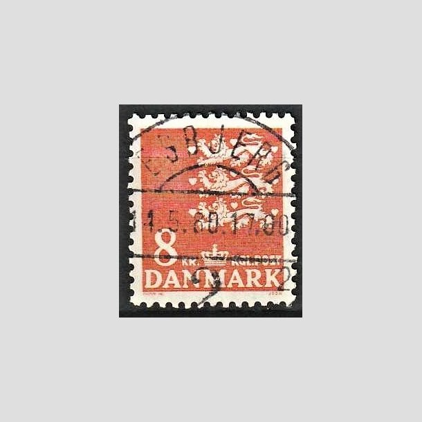 FRIMRKER DANMARK | 1979 - AFA 681 - Rigsvben 8 Kr. orange - Pragt Stemplet Esbjerg
