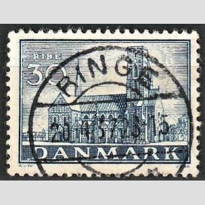 FRIM�RKER DANMARK | 1936 - AFA 233 - Reformationen 30 �re bl� - Lux Stemplet Ringe