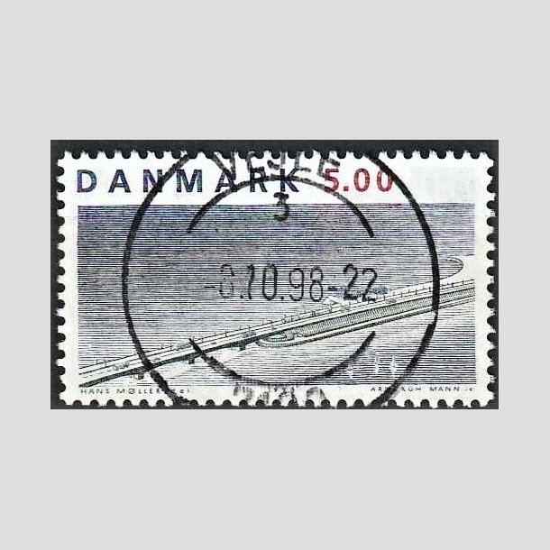 FRIMRKER DANMARK | 1998 - AFA 1174 - Storebltsforbindelsen - 5,00 Kr. Vestbroen - Pragt Stemplet Vejle