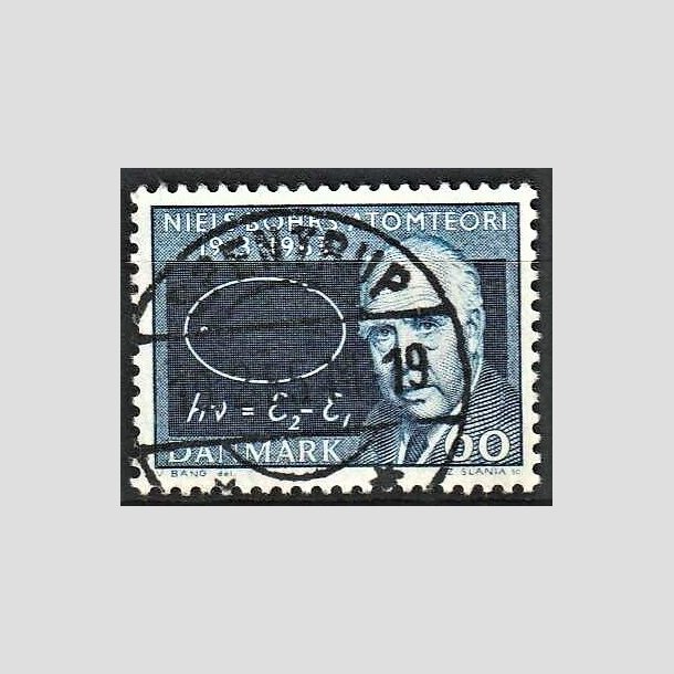 FRIMRKER DANMARK | 1963 - AFA 421 - Niels Bohr - 60 re mrkbl - Lux Stemplet Spentrup