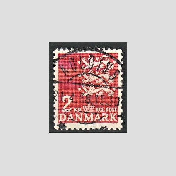 FRIMRKER DANMARK | 1946-47 - AFA 294 - Rigsvben 2 Kr. rd - Lux Stemplet Kolding