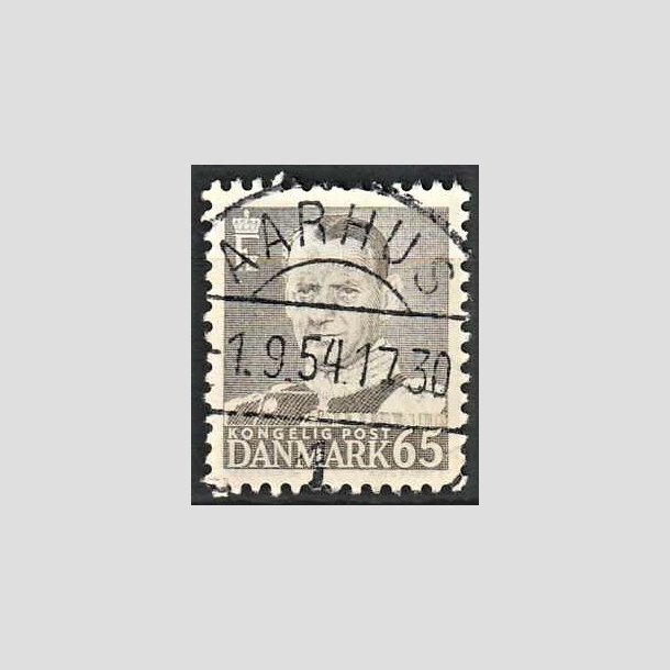 FRIMRKER DANMARK | 1952-53 - AFA 340 - Fr. IX 65 re gr - Lux Stemplet Aarhus