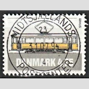 FRIM�RKER DANMARK | 1994 - AFA 1071 - Sporvogne - 4,75 Kr. flerfarvet - Pragt Stemplet