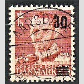 FRIMRKER DANMARK | 1955 - AFA 364 - Provisorier - 30/25 re rd - Pragt Stemplet Aarsdale