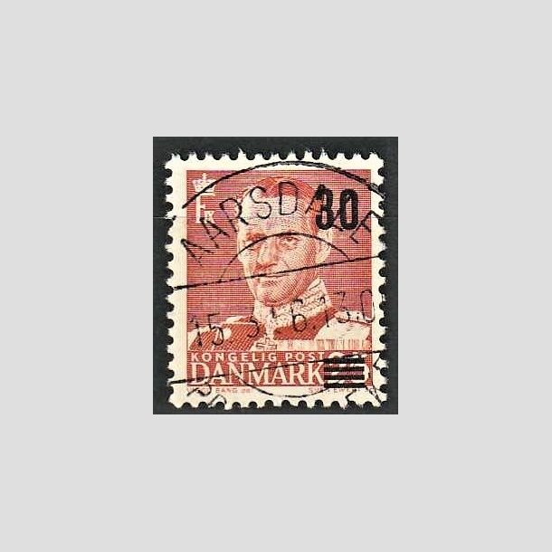 FRIMRKER DANMARK | 1955 - AFA 364 - Provisorier - 30/25 re rd - Pragt Stemplet Aarsdale