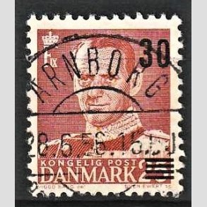 FRIMRKER DANMARK | 1955 - AFA 364 - Provisorier - 30/25 re rd - Pragt Stemplet Arnborg