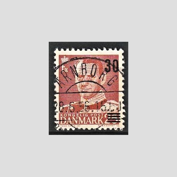 FRIMRKER DANMARK | 1955 - AFA 364 - Provisorier - 30/25 re rd - Pragt Stemplet Arnborg