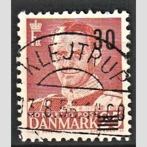 FRIMRKER DANMARK | 1955 - AFA 364 - Provisorier - 30/25 re rd - Pragt Stemplet Klejtrup