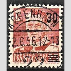 FRIMRKER DANMARK | 1955 - AFA 364 - Provisorier - 30/25 re rd - Pragt Stemplet Kbenhavn
