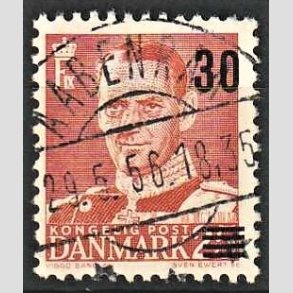 FRIMRKER DANMARK | 1955 - AFA 364 - Provisorier - 30/25 re rd - Pragt Stemplet Aabenraa