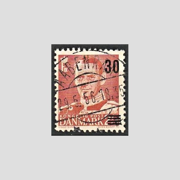 FRIMRKER DANMARK | 1955 - AFA 364 - Provisorier - 30/25 re rd - Pragt Stemplet Aabenraa