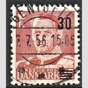 FRIMRKER DANMARK | 1955 - AFA 364 - Provisorier - 30/25 re rd - Pragt Stemplet Gentofte