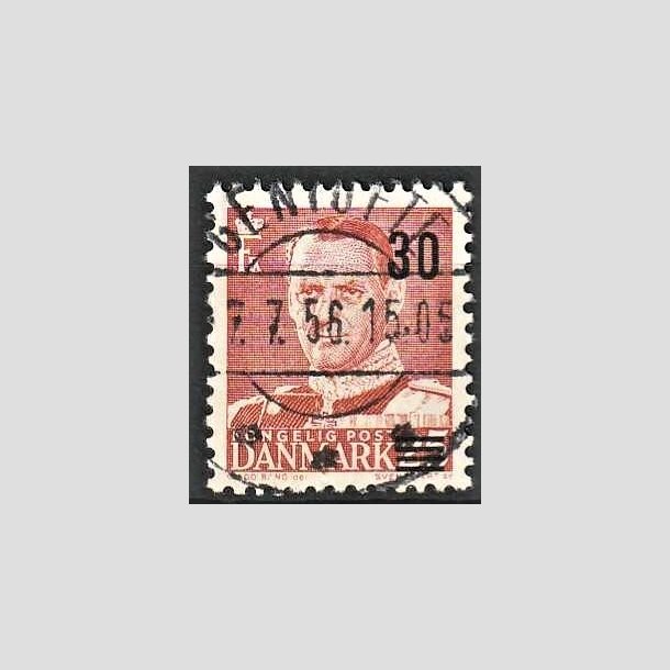 FRIMRKER DANMARK | 1955 - AFA 364 - Provisorier - 30/25 re rd - Pragt Stemplet Gentofte