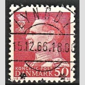 FRIMRKER DANMARK | 1965 - AFA 432 - Fr. IX 50 re rd - Lux Stemplet Lyngby