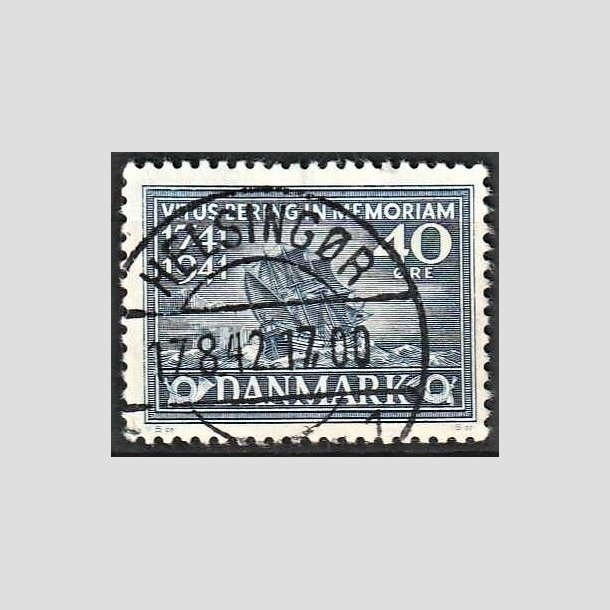 FRIMRKER DANMARK | 1941 - AFA 272 - Vitus Bering 40 re bl - Lux Stemplet Helsingr