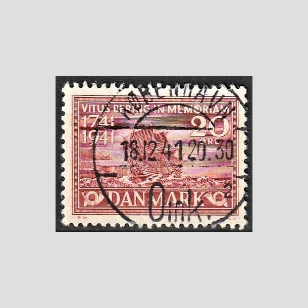 FRIMRKER DANMARK | 1941 - AFA 271 - Vitus Bering 20 re rd - Lux Stemplet 