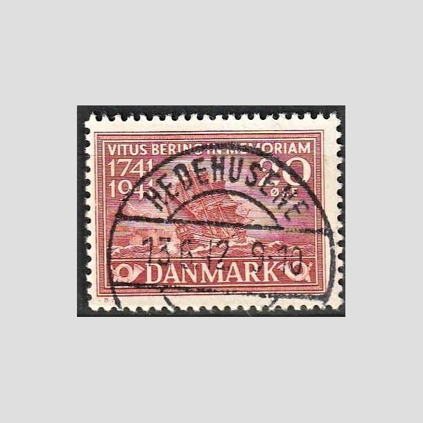 FRIMRKER DANMARK | 1941 - AFA 271 - Vitus Bering 20 re rd - Lux Stemplet Hedehusene