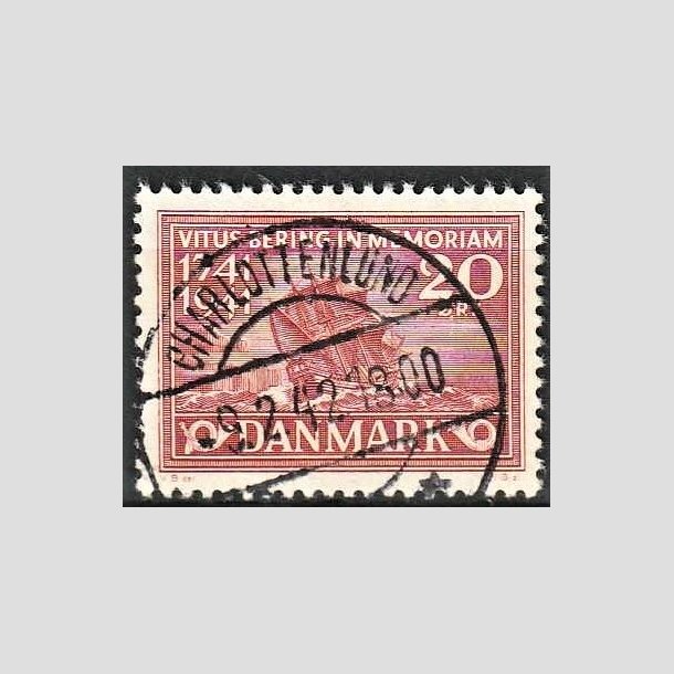 FRIMRKER DANMARK | 1941 - AFA 271 - Vitus Bering 20 re rd - Lux Stemplet Charlottenlund