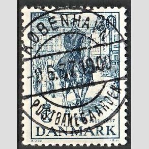 FRIM�RKER DANMARK | 1937 - AFA 242 - Chr. X 25 �re jubil�um 30 �re bl� - Lux Stemplet 