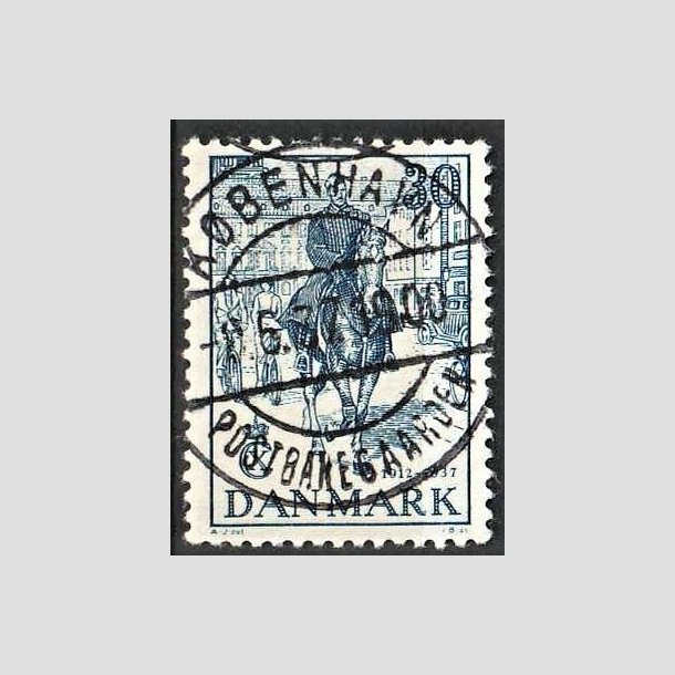 FRIMRKER DANMARK | 1937 - AFA 242 - Chr. X 25 re jubilum 30 re bl - Lux Stemplet 