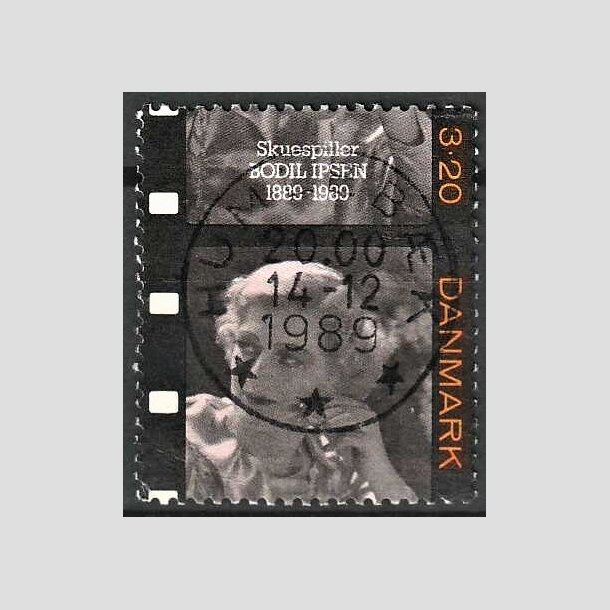 FRIMRKER DANMARK | 1989 - AFA 947 - Dansk film - 3,20 Kr. flerfarvet - Pragt Stemplet Humlebk