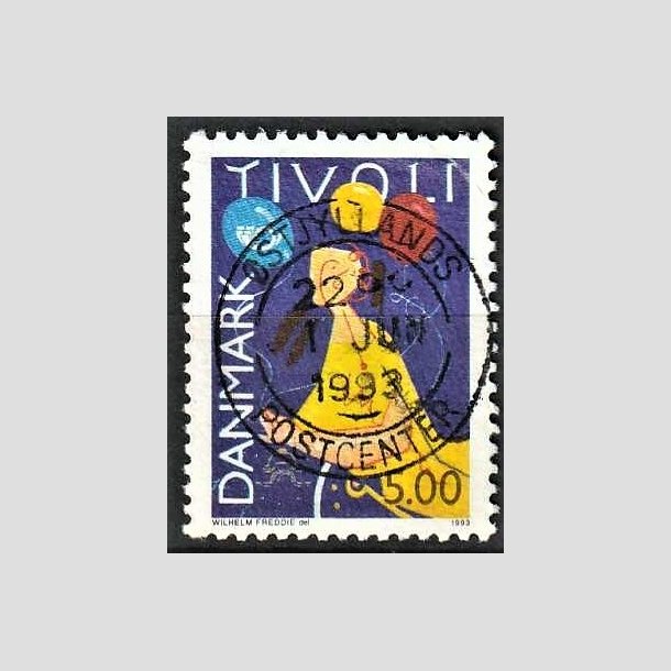 FRIMRKER DANMARK | 1993 - AFA 1044 - Turisme - 5,00 Kr. flerfarvet - Pragt Stemplet 