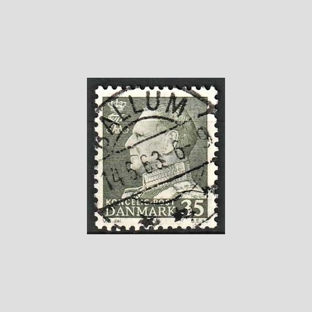 FRIMRKER DANMARK | 1961-62 - AFA 395 - Fr. IX 35 re mrkgrn - Lux Stemplet Ballum