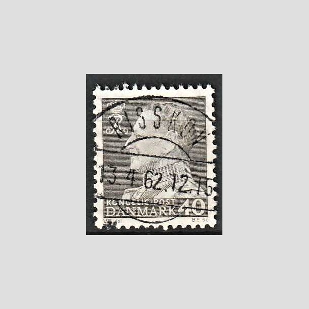 FRIMRKER DANMARK | 1961-62 - AFA 396 - Fr. IX 40 re gr - Pragt Stemplet Risskov