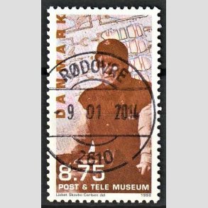 FRIM�RKER DANMARK | 1998 - AFA 1179 - Post og Tele museet - 8,75 Kr. flerfarvet - Pragt Stemplet
