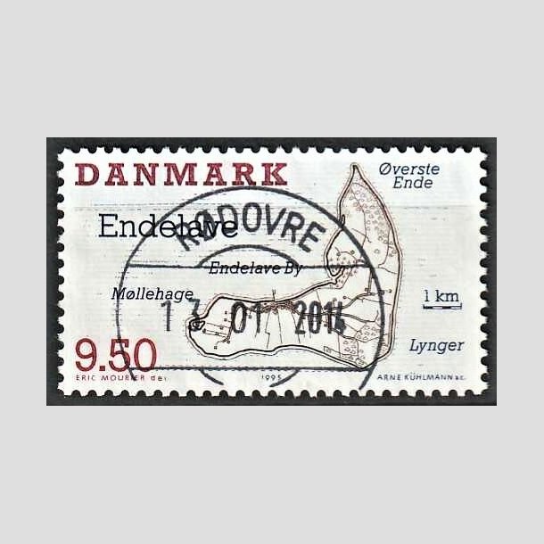 FRIMRKER DANMARK | 1995 - AFA 1089 - Danske smer - 9,50 Kr. flerfarvet - Pragt Stemplet 
