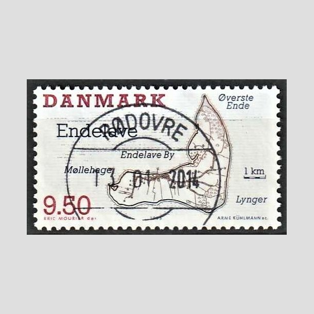 FRIMRKER DANMARK | 1995 - AFA 1089 - Danske smer - 9,50 Kr. flerfarvet - Pragt Stemplet 