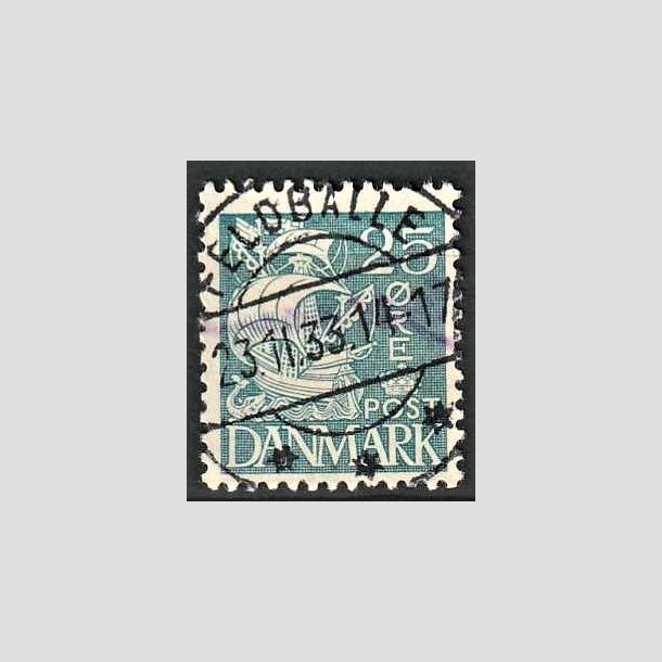 FRIMRKER DANMARK | 1933 - AFA 205 - Karavel 25 re bl Type I - Lux Stemplet Feldballe