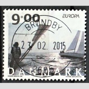 FRIM�RKER DANMARK | 2004 - AFA 1397 - Europam�rker - 9,00 Kr. flerfarvet - Pragt Stemplet