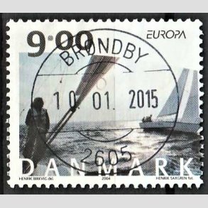 FRIM�RKER DANMARK | 2004 - AFA 1397 - Europam�rker - 9,00 Kr. flerfarvet - Pragt Stemplet