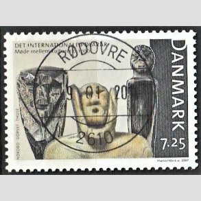 FRIM�RKER DANMARK | 2007 - AFA 1497 - Internationalt polar�r - 7,25 Kr. flerfarvet - Pragt Stemplet