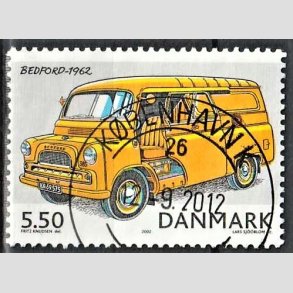 FRIM�RKER DANMARK | 2002 - AFA 1322 - Postk�ret�jer - 5,50 Kr. flerfarvet - Pragt Stemplet 